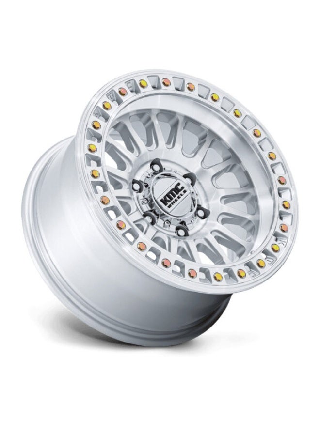 كي ام سي KM239 (بيدلوك) إمباكت 17×9 5×127 ET-12 CB71.5 مشطوف / ماكينة - Image 3